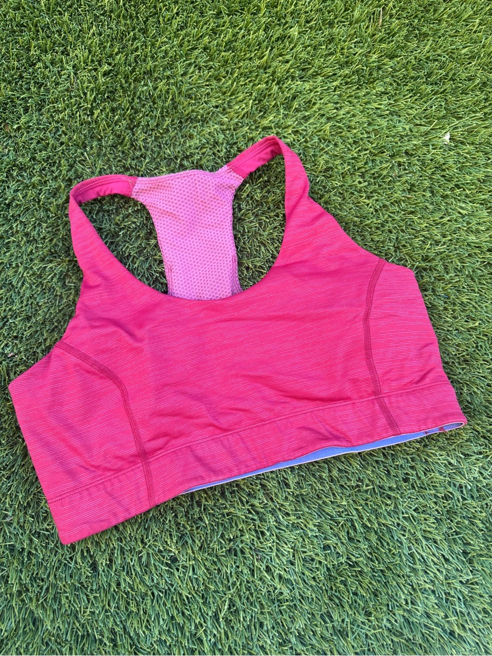 Outdoor Voices Pink Racerback Sports Bra